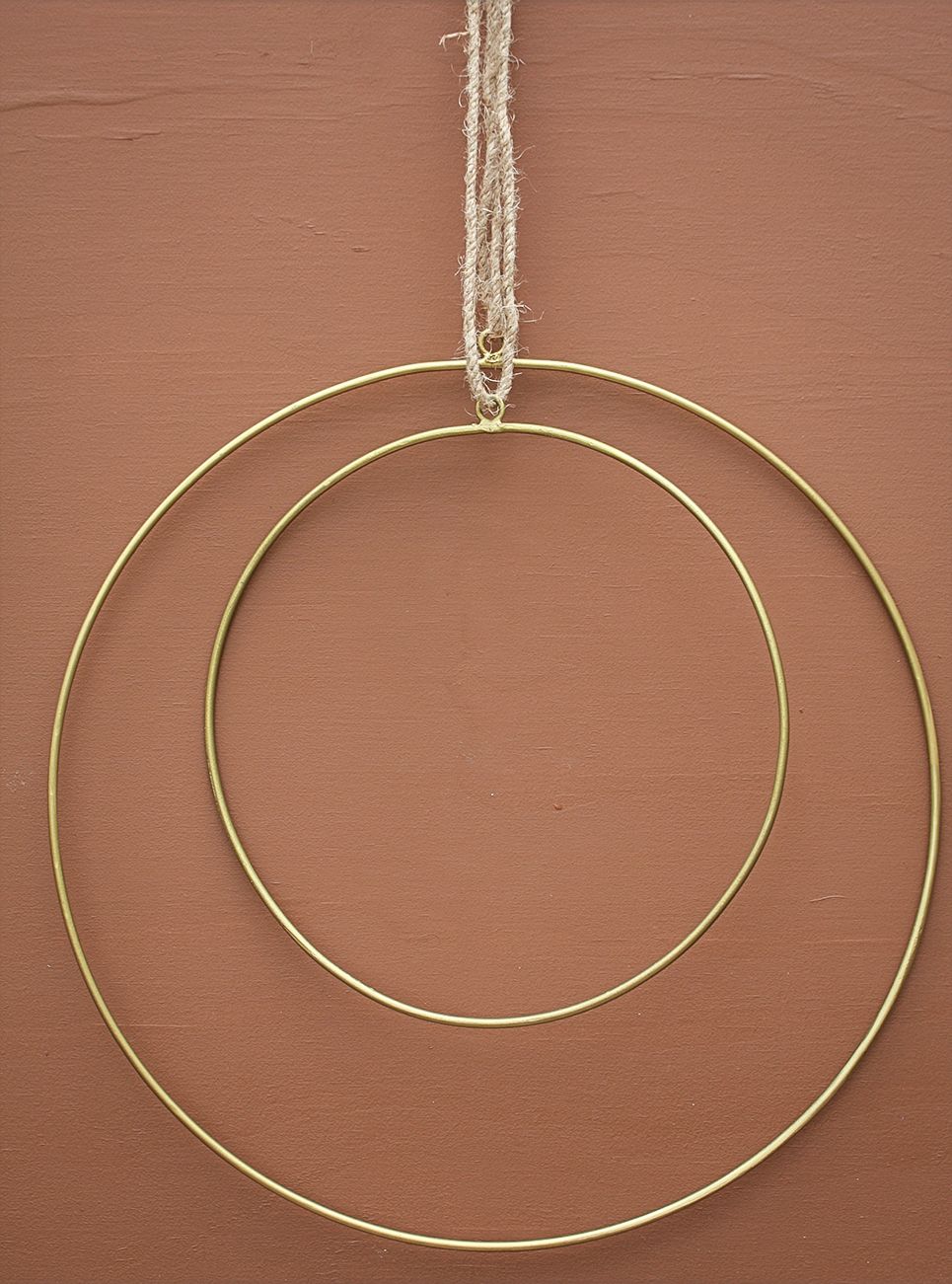 Dekorationsring antik messing