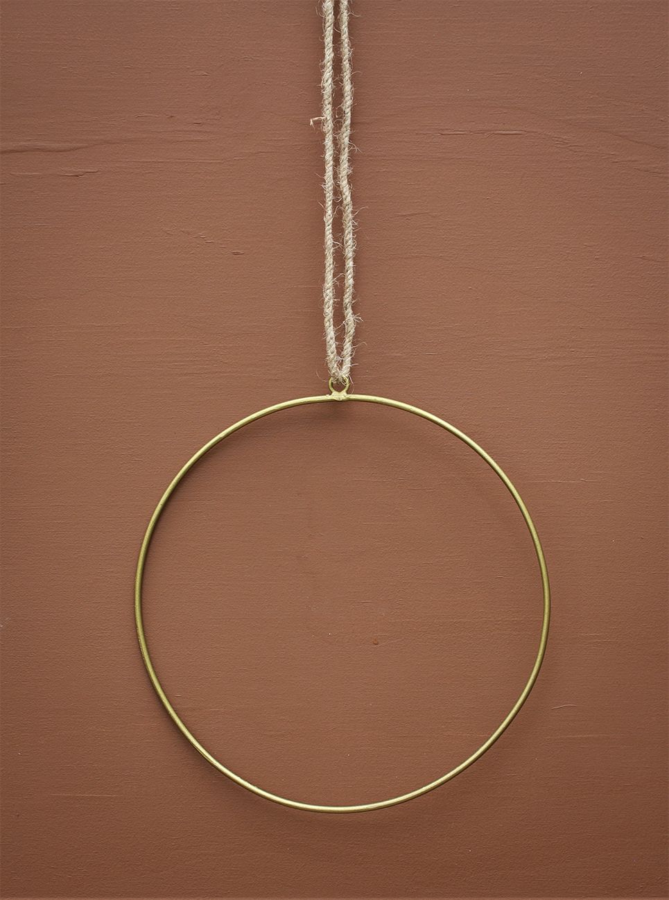 Dekorationsring antik messing