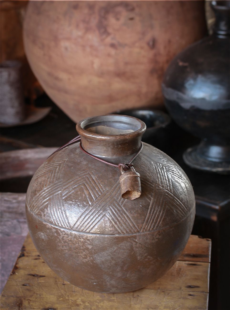 Kuglevase brun