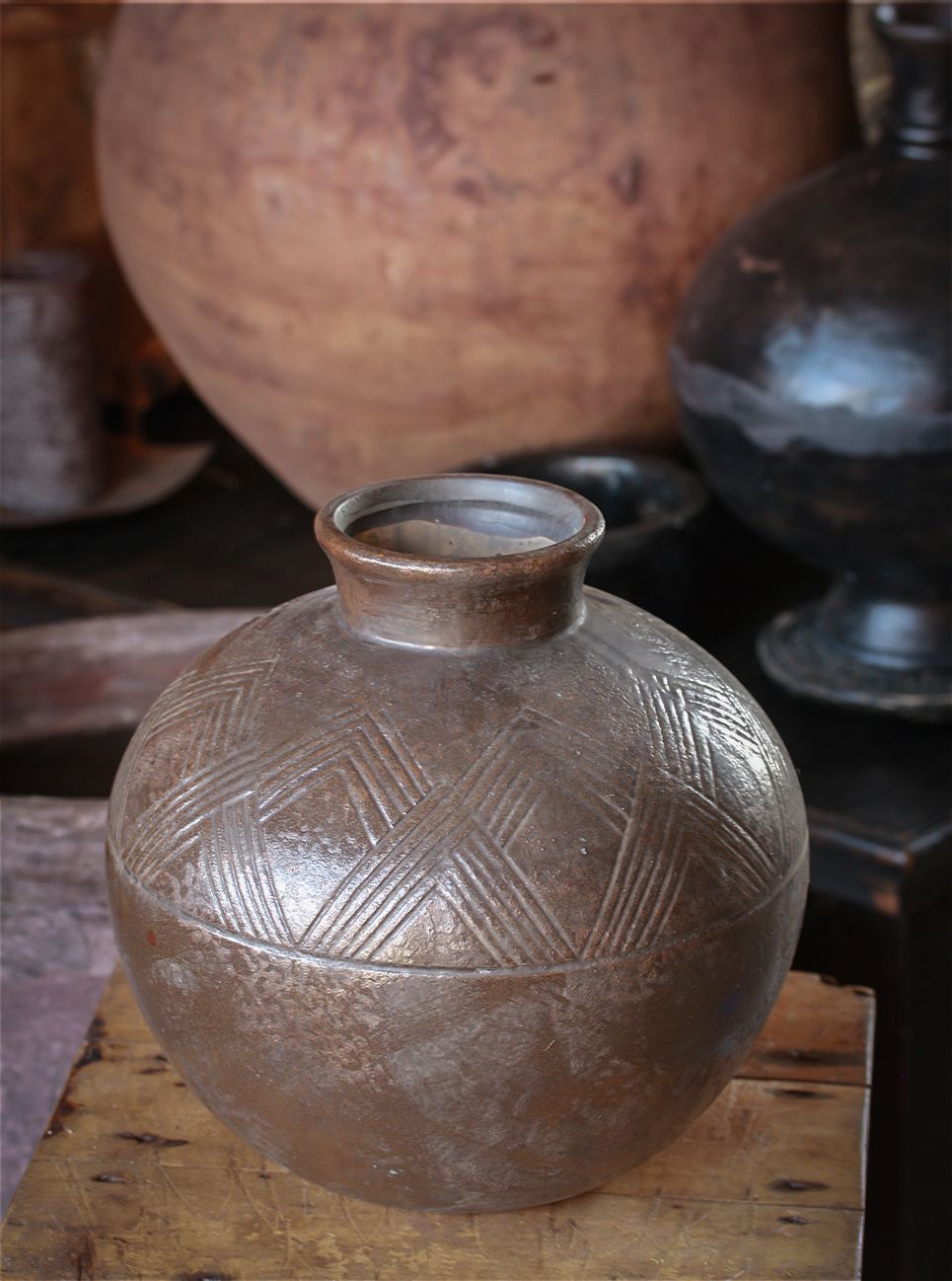 Kuglevase brun
