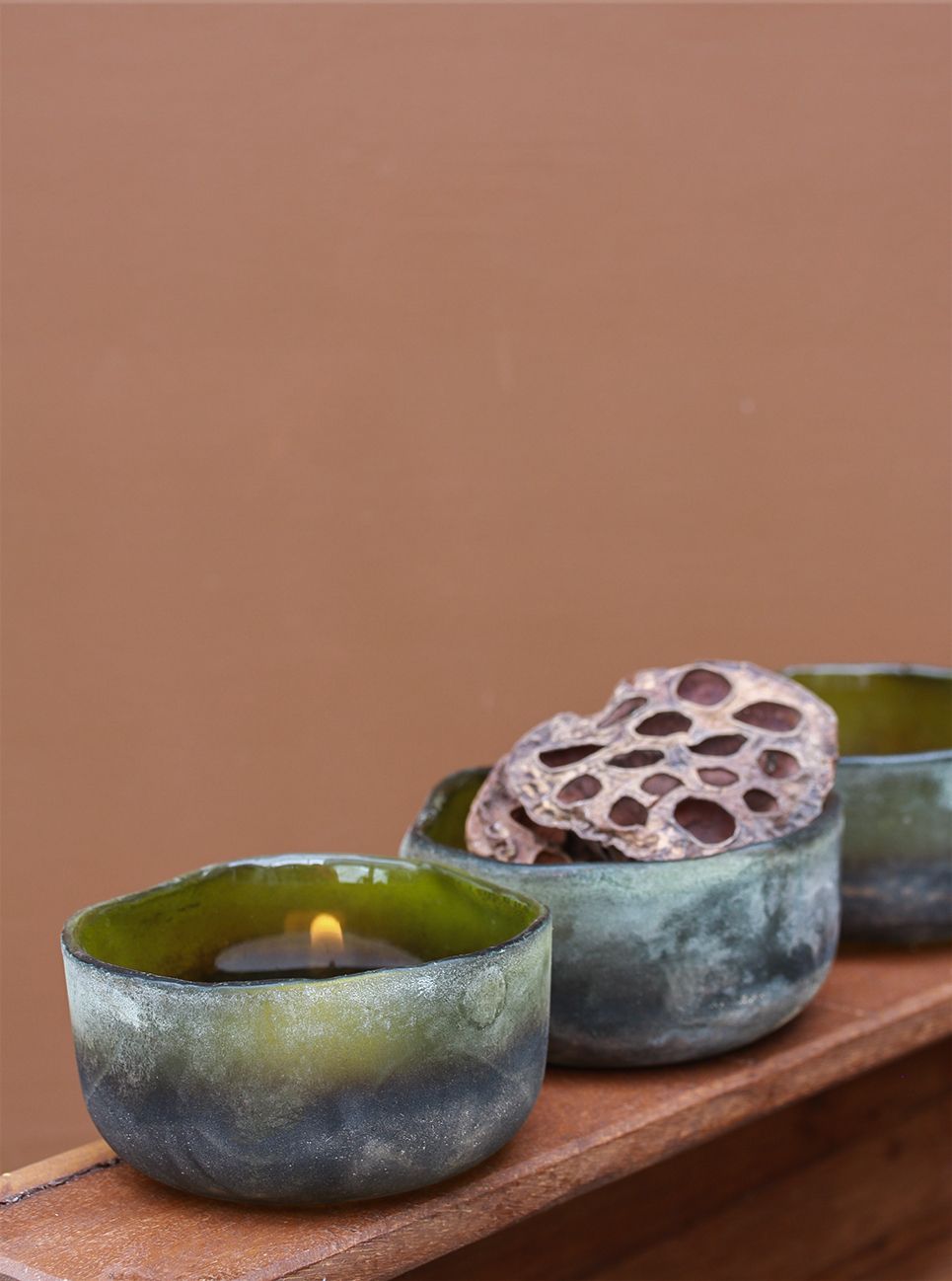 Lysglas Pearl grøn