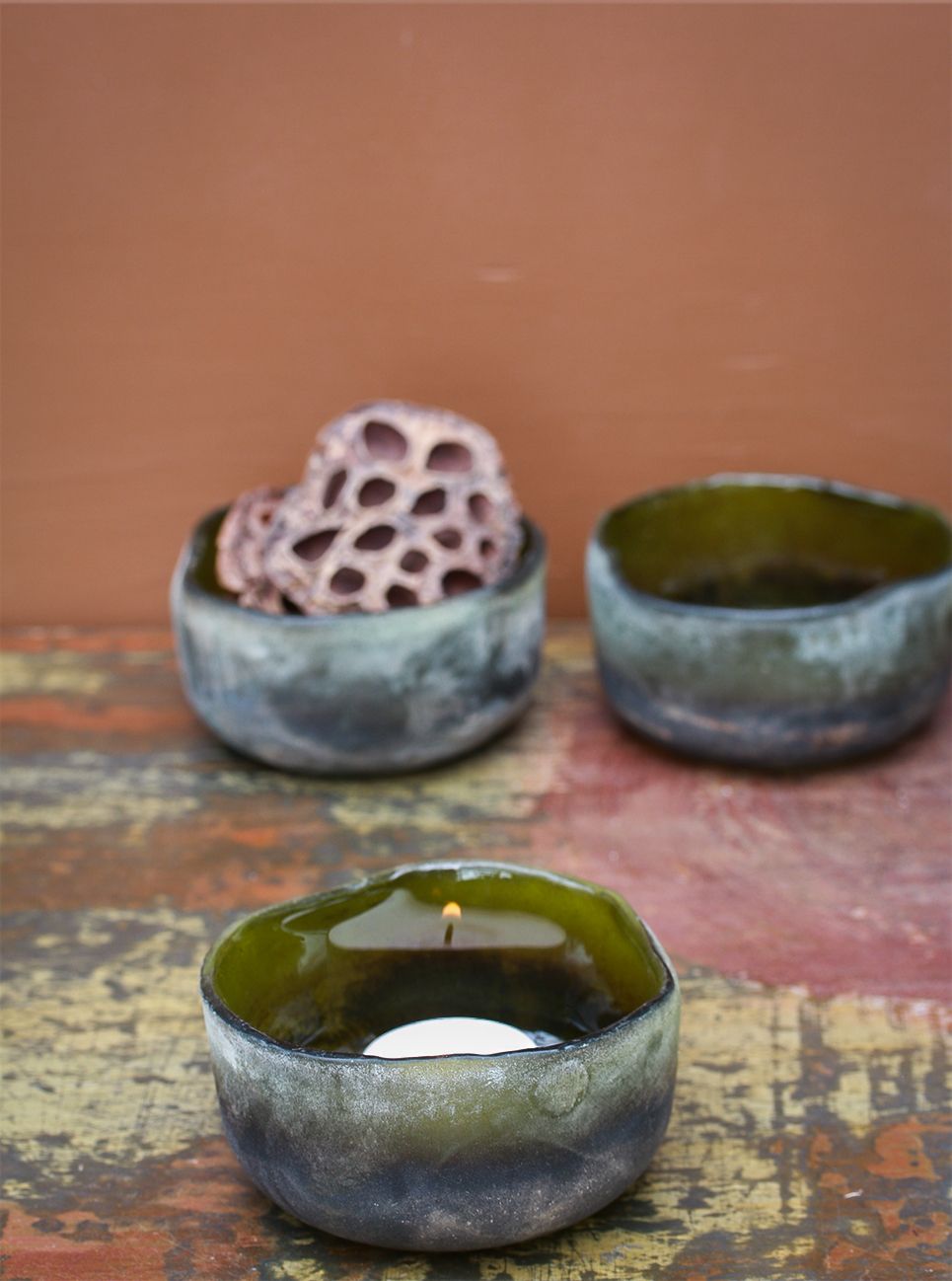 Lysglas Pearl grøn