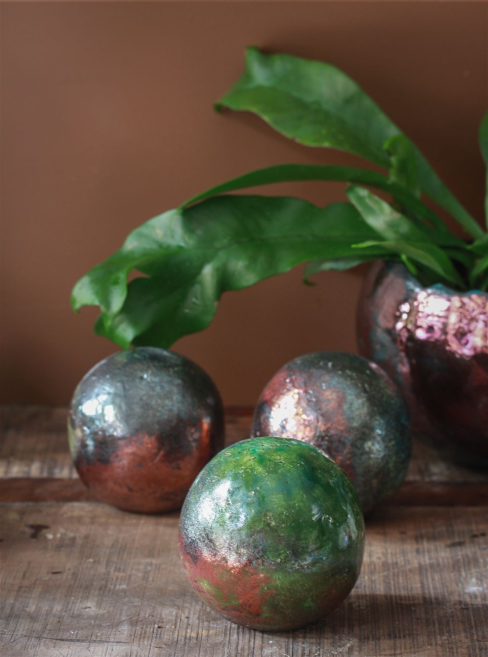 Raku kugle 9 cm