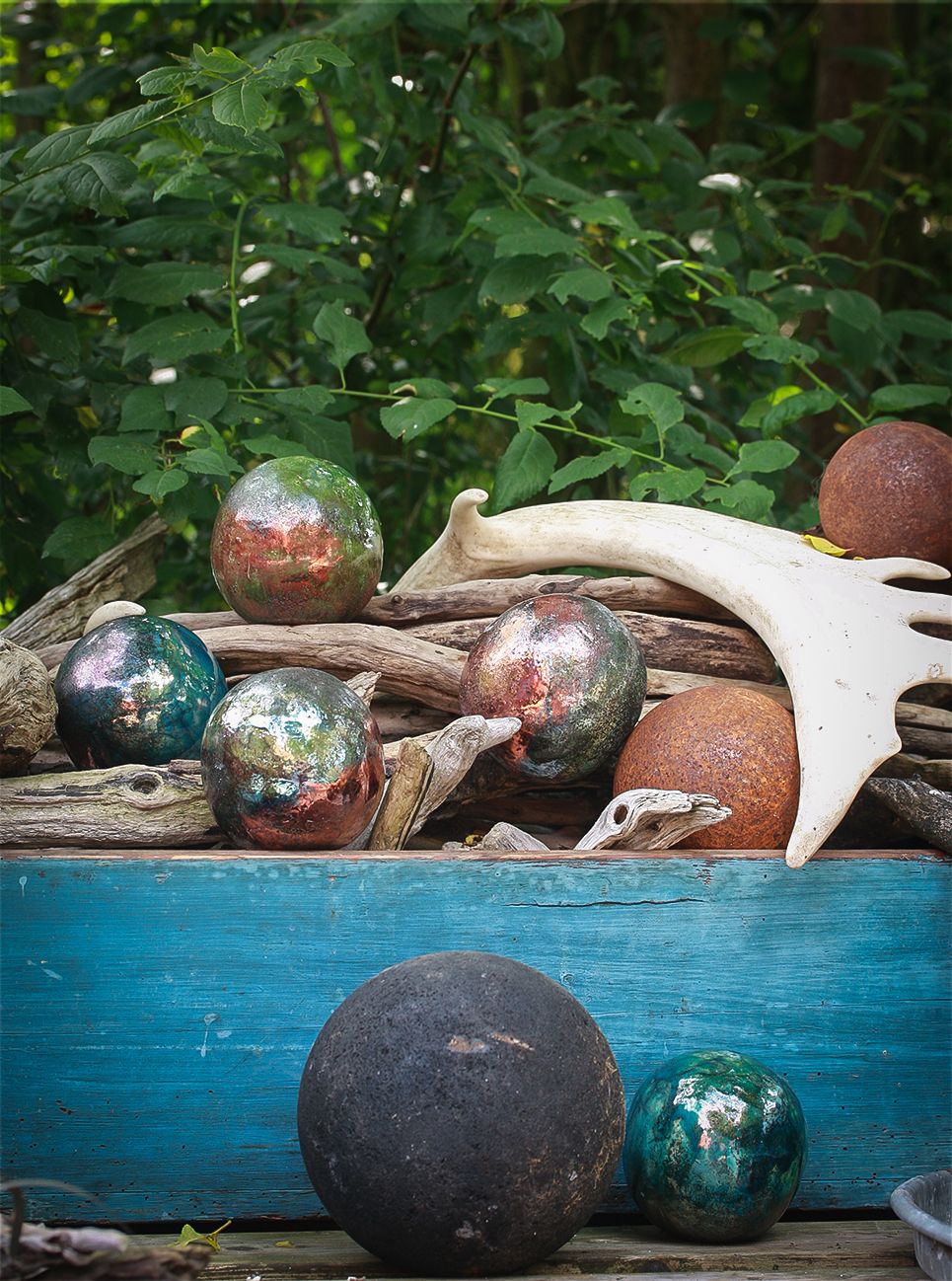 Raku kugle 9 cm