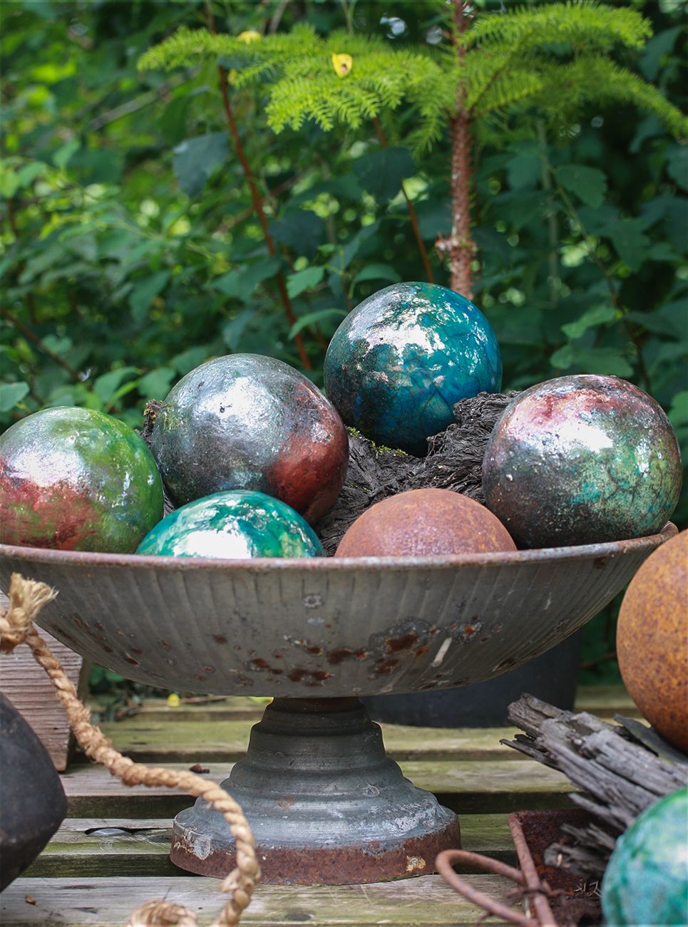 Raku kugle 9 cm