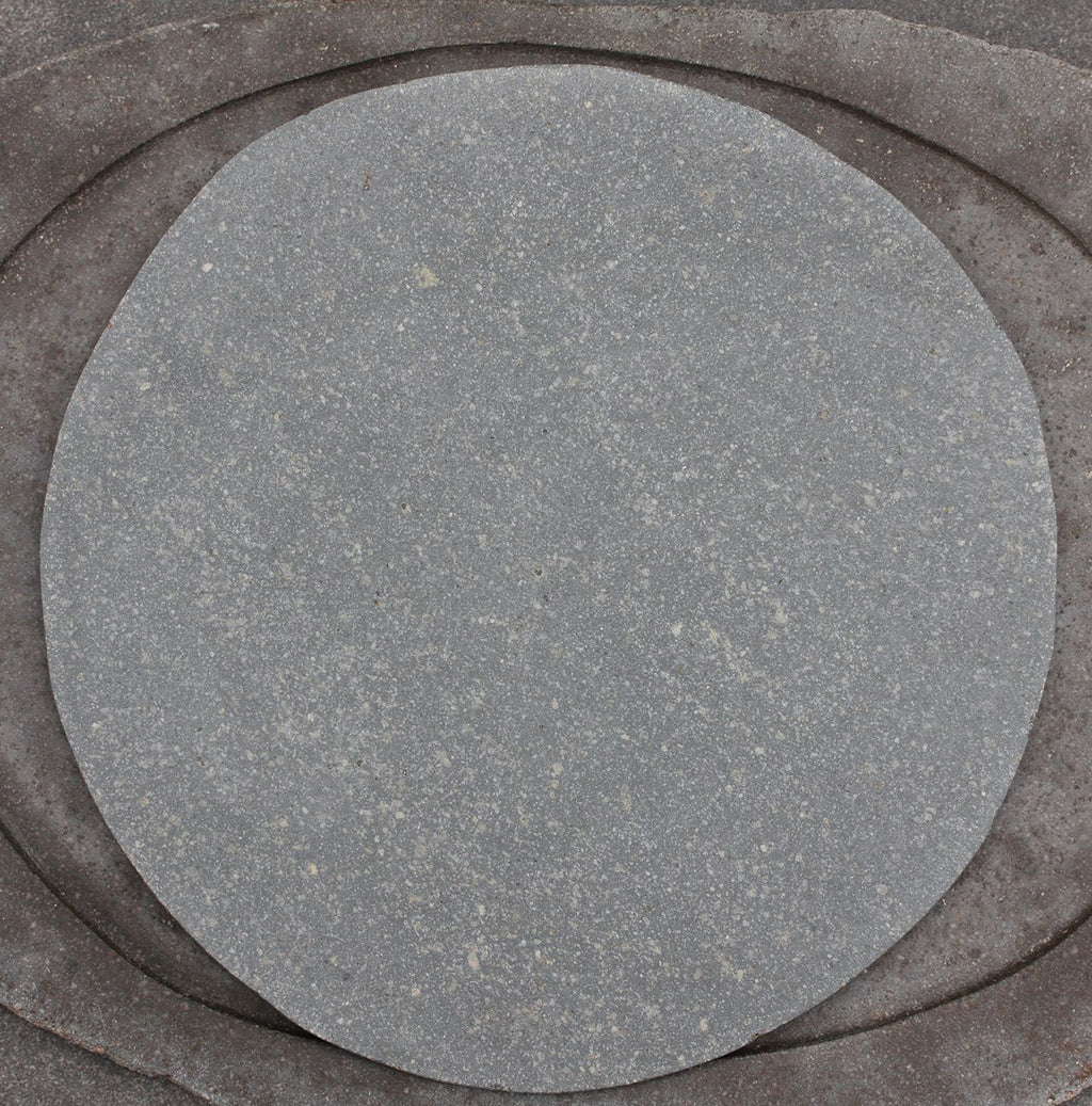 Stentallerken 28 cm flodsten