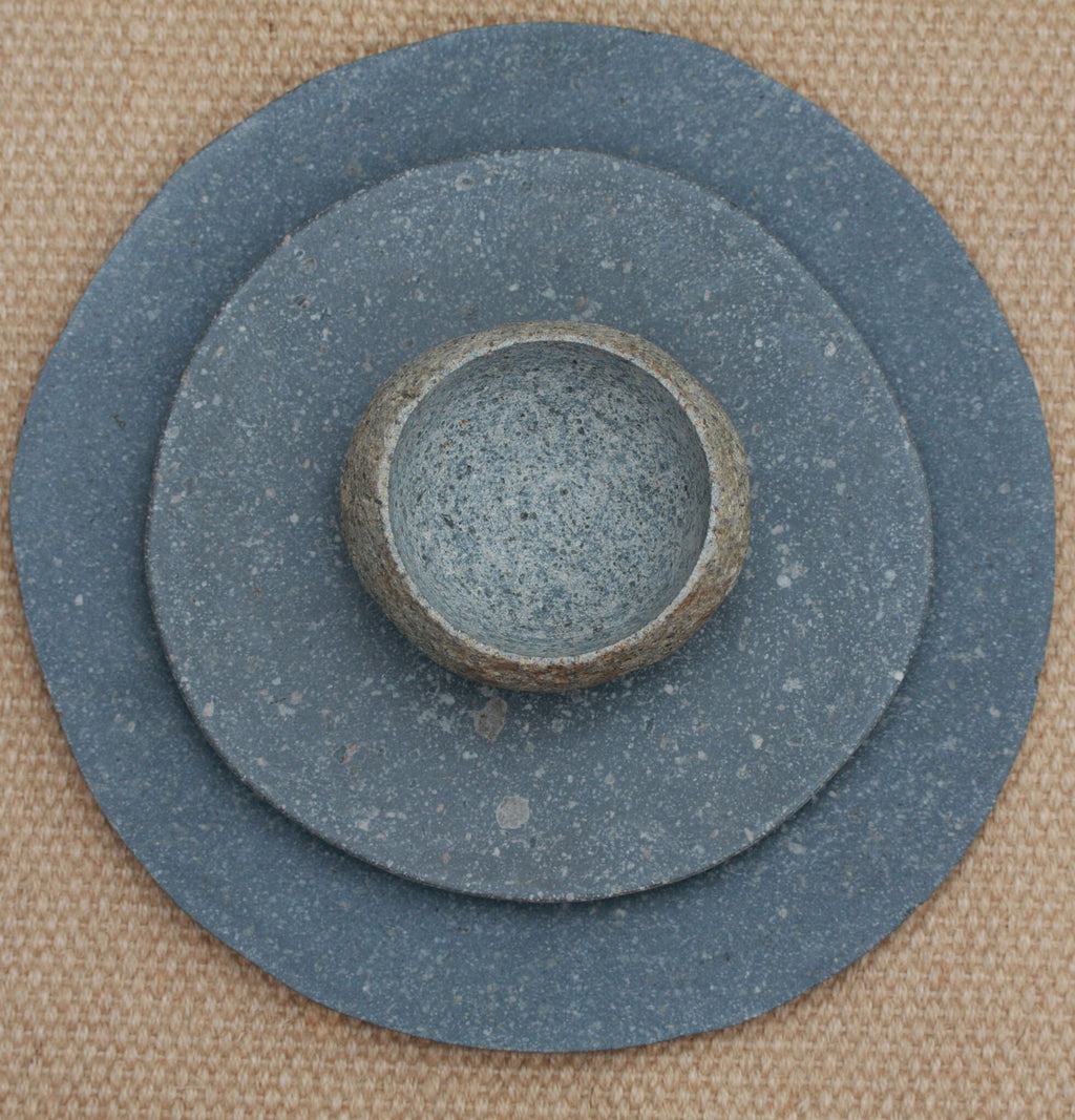 Stentallerken 20 cm flodsten