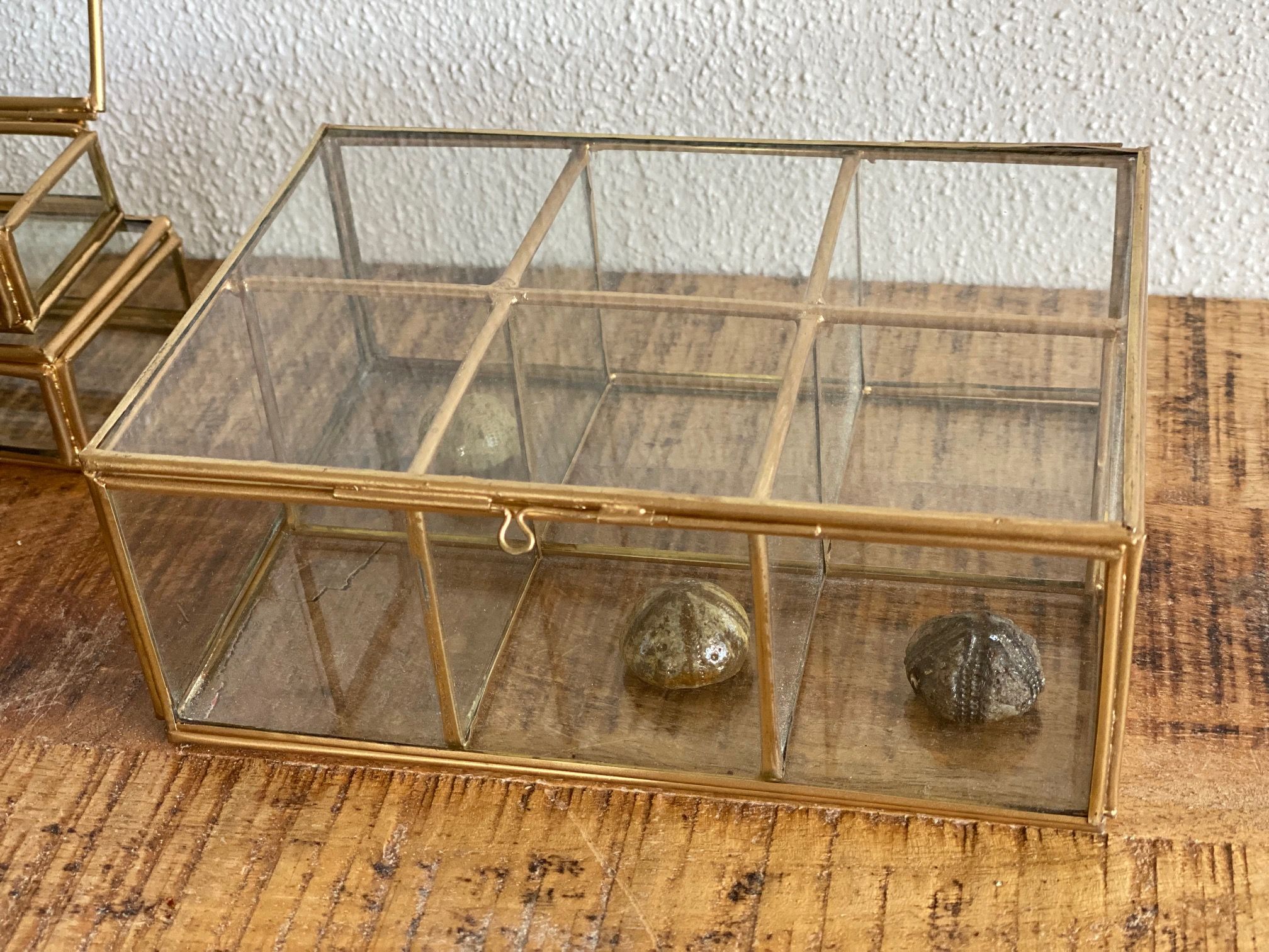 Glasboks med rum