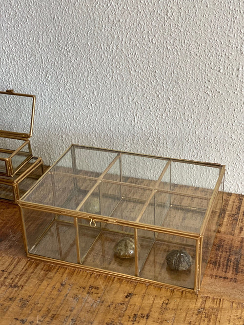 Glasboks med rum