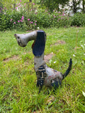 Hund i genbrugsmetal