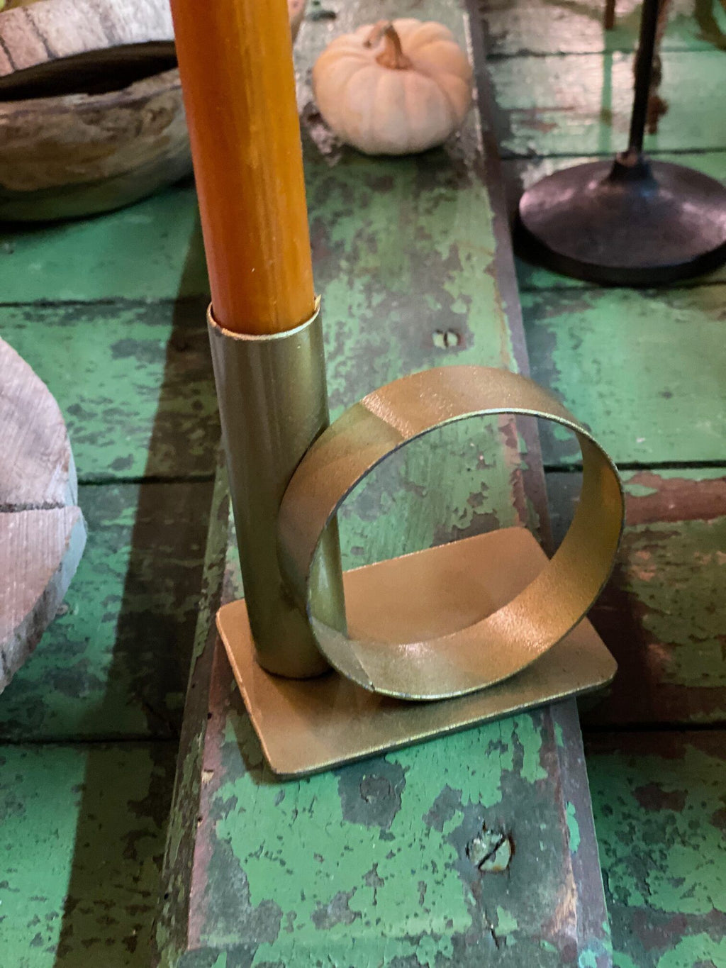 Lysestage med ring