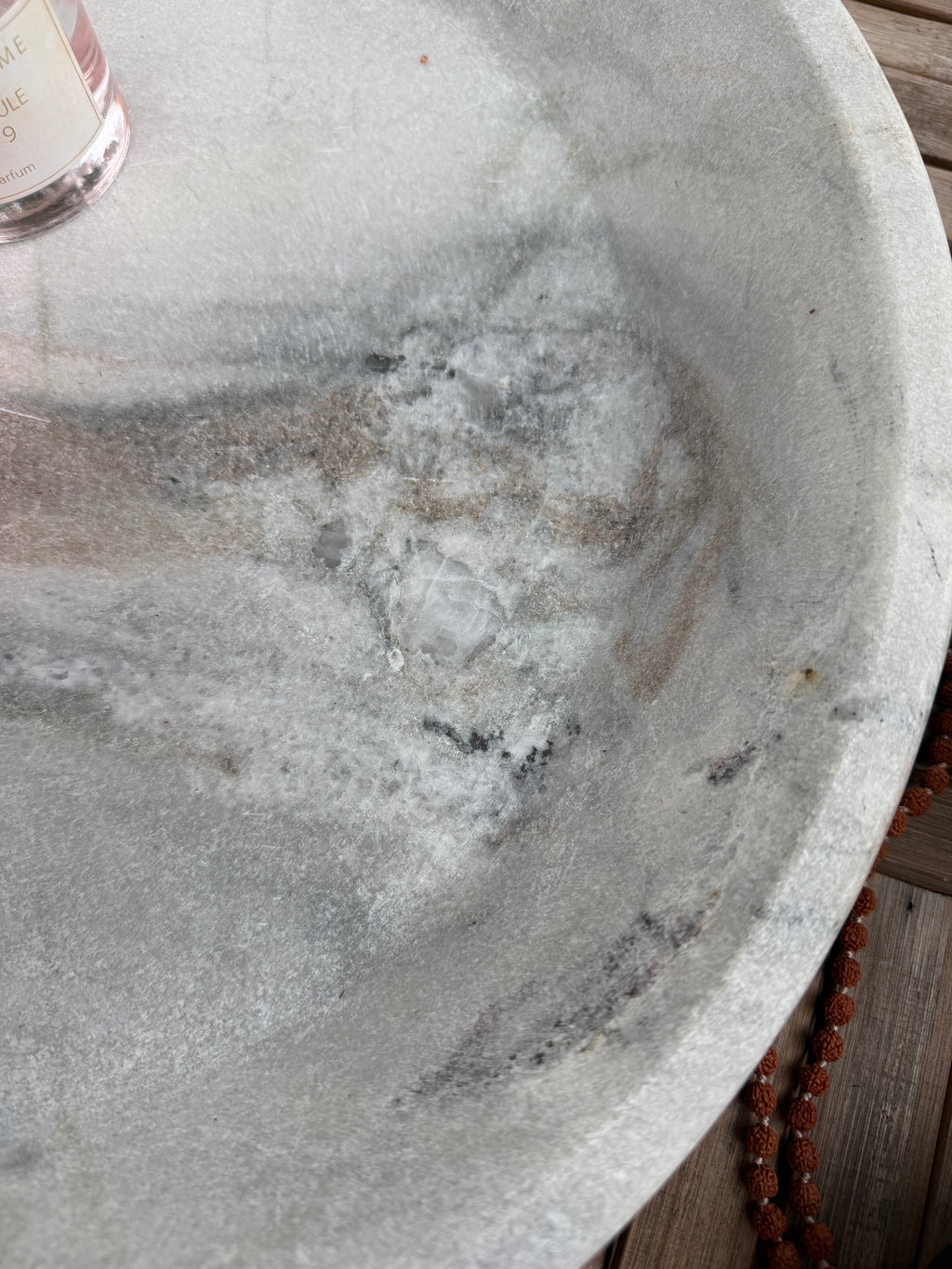 Kæmpe marmorfad – Ø42 cm