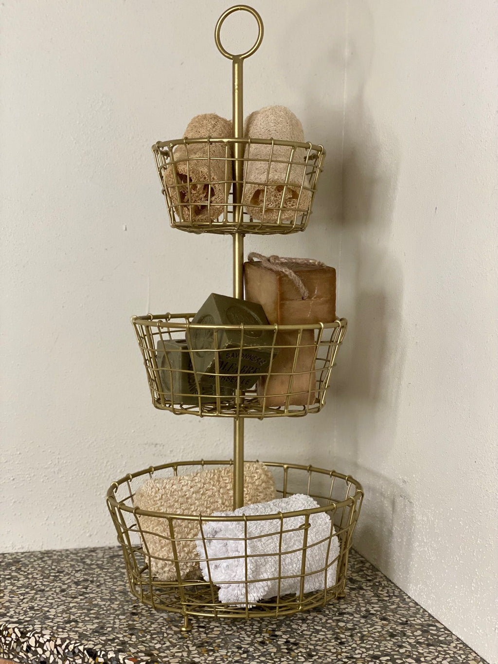 Etagere med 3 kurve