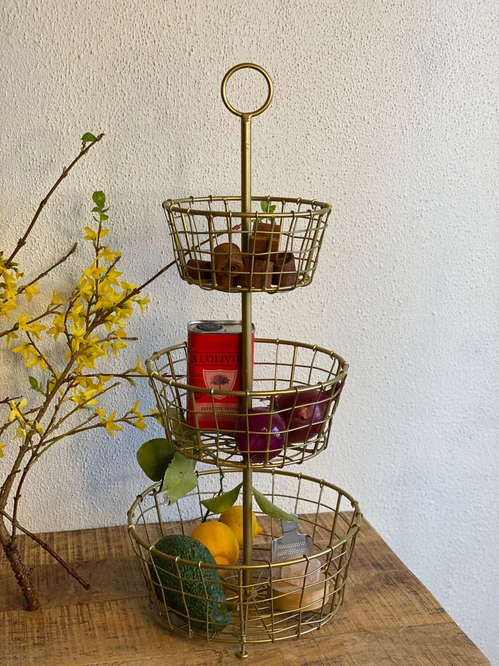 Etagere med 3 kurve