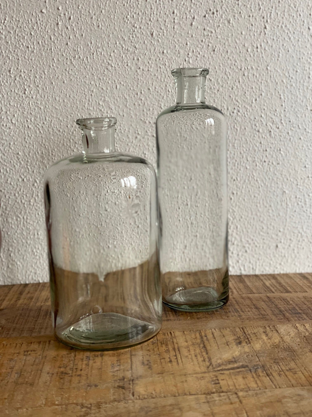 Mundblæste glasflasker