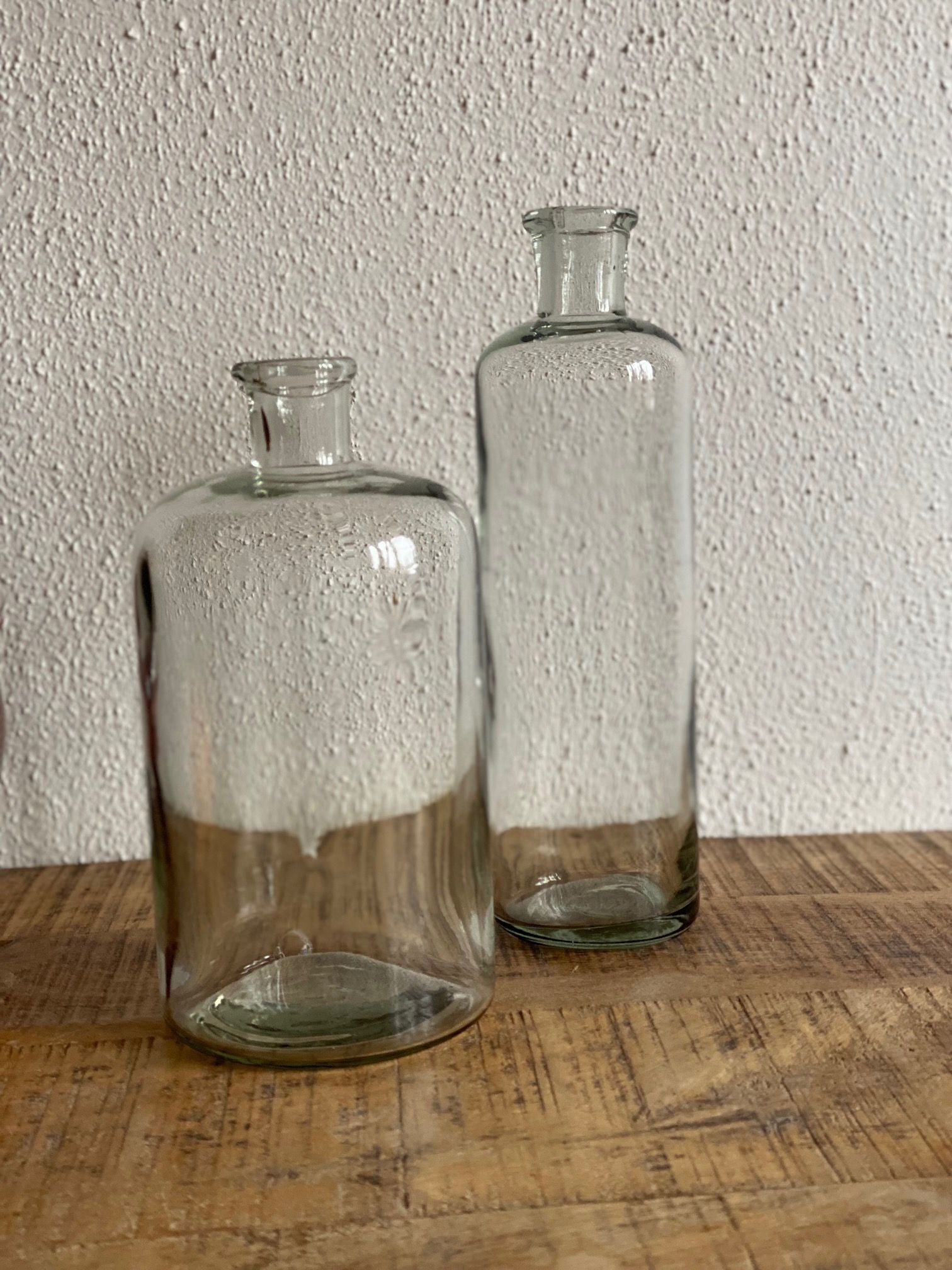 Mundblæste glasflasker