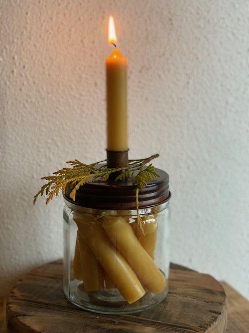 Glas til bedelys med stage - pris uden lys