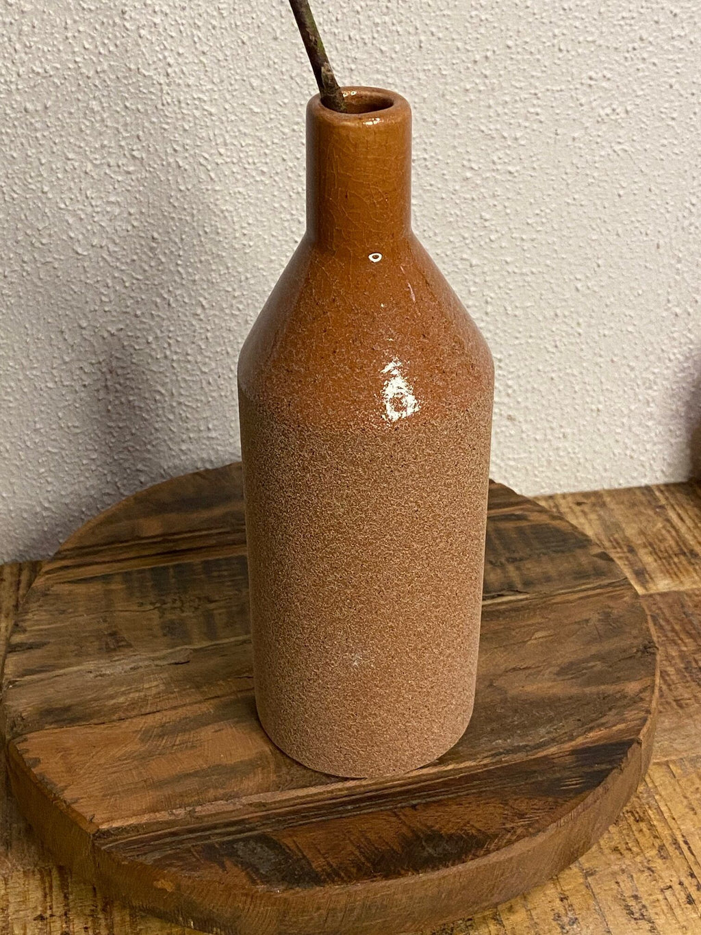 Flaske / vase i stentøj