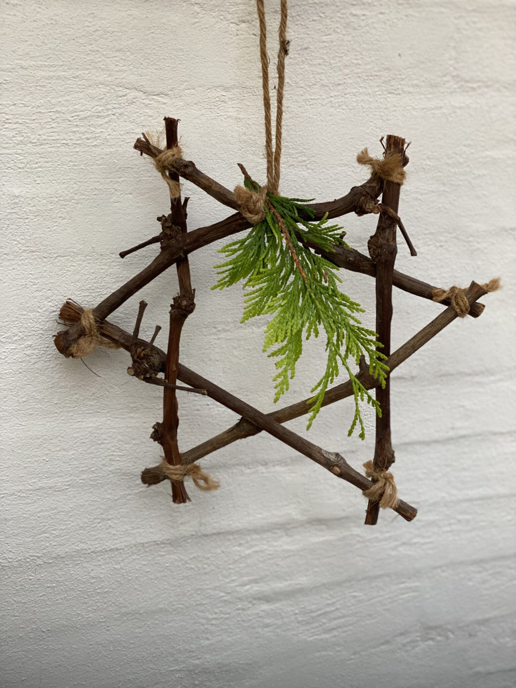 Stjerne lavet af grene