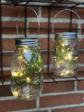 Sylteglas med solcelle LED lys