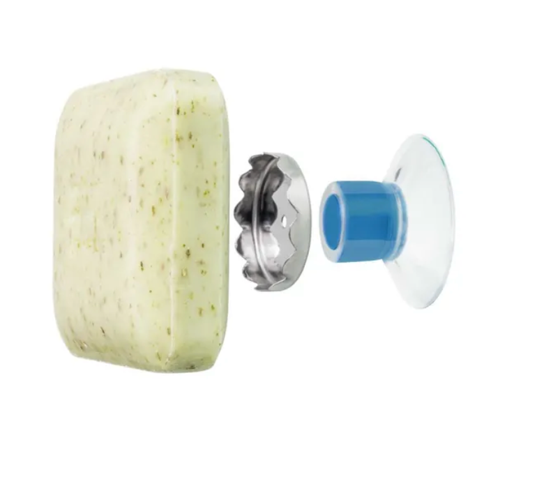 Magnetisk sæbeholder med sugekop