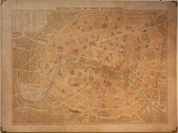 Planche gammelt bykort Paris