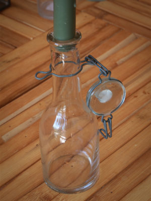 Glasflasker med patentlåg